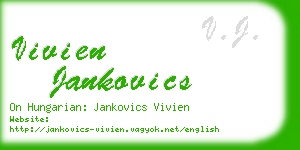 vivien jankovics business card